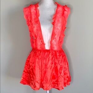 Victoria’s Secret Designer 100% Silk Babydoll Top